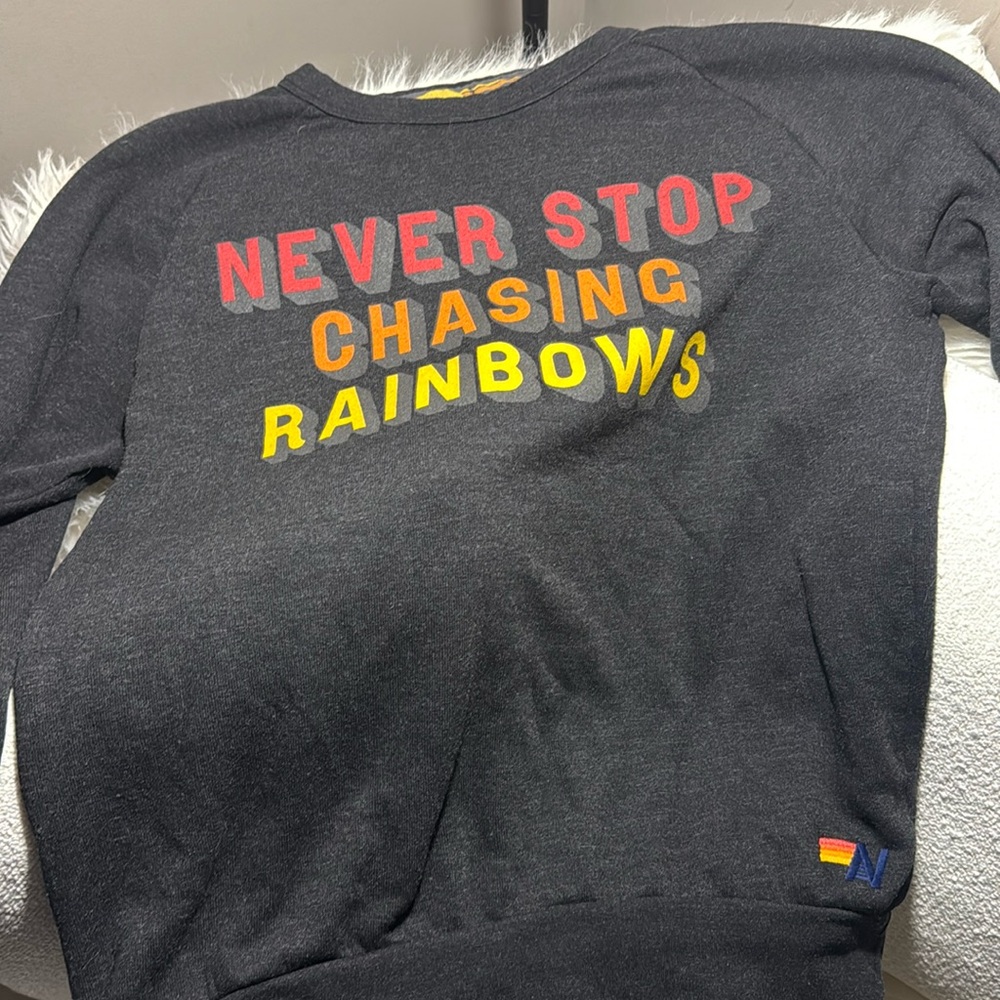 Aviator Nation size small dark Gray sweatshirt great condition